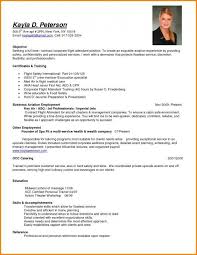 flight attendant resume