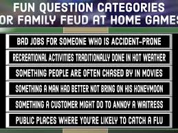 This will make you feel better about yourself. Family Feud Quiz Free Questions And Answers Hobbylark