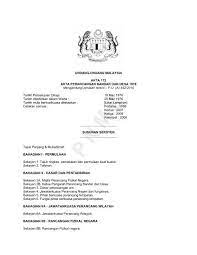 Selaras dengan seksyen 13, akta perancangan bandar dan desa 1976 akta 172. Undang Undang Malaysia Akta 172 Akta Perancangan