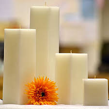 Shop for votive candle holders at cb2. Unscented 6 Inch White Square Pillar Candles Square Candles