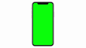 Blank Unbranded Modern Smartphone Mobile Cell Phone Green Screen White Isolated Stock Footage Smartphone Mo Green Screen Footage Free Green Screen Greenscreen