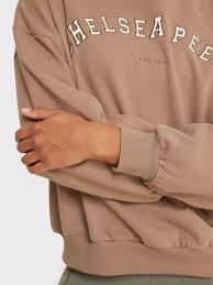 Chelsea Peers Embroidered Logo Sweatshirt, Brown