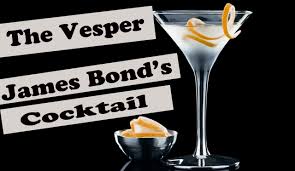 The Vesper Cocktail How To From Casino Roayale James Bond Martini Style Martini Cocktails Vesper