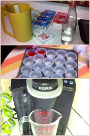 Life Hack For Jell O Shots Using A Keurig For Hot Water One 6 Oz Package Of Jello In Pitcher Add Two Cup Hot Water From Keurig Sti Keurig Jell O Libation