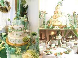 Mint Green Jungle Baby Shower Jungle Baby Shower Jungle Baby Shower Decorations Popular Baby Shower Themes