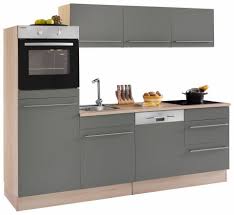Optifit Kuchenzeile Bern Ohne E Gerate Breite 240 Cm Mit Hohenverstellbaren Fussen Gedampfte Turen Und Schubkasten Metallgriffe Online Kaufen Otto Kuchenzeilen Oberschranke Kuche Block