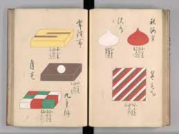 japanese candy designs edo period japon desserts japonais toile