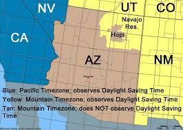 Az Timezones Time Zone Map Utah National Parks Daylight Savings Time
