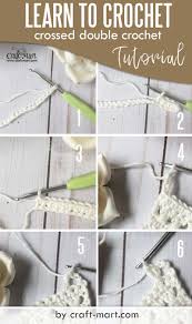 Learn how to crochet three beautiful basic tunisian crochet stitches using these quick and easy to follow tutorials. Learn How To Crochet Crossed Double Crochet Tutorial Craft Mart