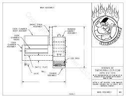 24 Diam By 48 Long Reverse Flow Smoker Fire Box Right Loaded Smoker Plans Smoker Smoker Trailer