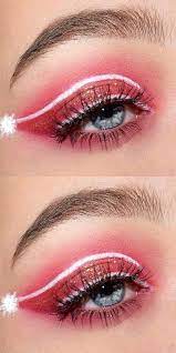 Easy And Beauty Christmas Makeup Look Ideas And Images For 2019 Page 17 Of 47 Ladiesways Com Women Hairstyles Blog Christmas Eye Makeup Christmas Makeup Simple Christmas Makeup Look