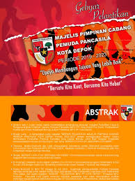 Happy indonesian youth pledge (sumpah pemuda) vector illustration. Proposal Gebyar Pelantikan Mpc Pp
