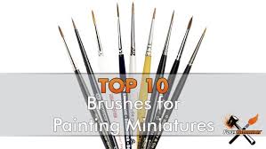 Oil painting master series course sale! Best Brushes For Painting Miniatures Wargames Models 2021 Fauxhammer