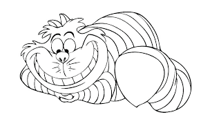 Wild Cat Coloring Pages E2892 Cat Coloring Pages Printable Wild Cat Coloring Page Cheshire Cat Drawing Alice In Wonderland Drawings Alice In Wonderland Cartoon