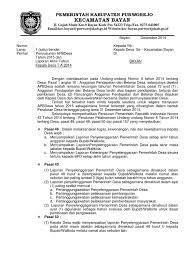 Keputusan kepala desa momalia ikecamatan posigadankabupaten bolaang. Surat Lkpj Doc