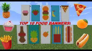 All content is shared by the community and free to download. Top 10 Minecraft Food Banners Pizza Pineapple Cupcake More Youtube