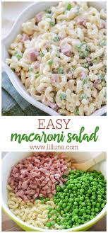 Classic Macaroni Salad Recipe Lil Luna Recipe Easy Macaroni Macaroni Salad With Ham Macaroni Salad Recipe