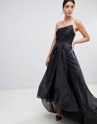 Black strapless wedding dress made of beautiful and unique lace fabrics. 20 Beautiful And Bold Black Wedding Dresses Chic Vintage Brides