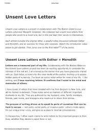 C f you are the love of my life g c the heart and soul of em am quite the way you touched me. Unsent Love Letters Esther Perel Pdf