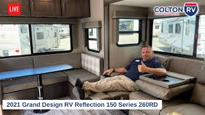 * the images displayed may represent all reflection 150 series models. 2021 Grand Design Rv Reflection 150 Series 260rd Fifth Wheel Walkthrough Review Youtube