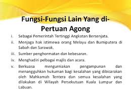 Sebagai pemerintahan tertinggi dalam negara. Konsep Raja Beperlembagaan