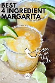 4 Ingredient Margaritas Regular Or Frozen The Fresh Cooky Recipe In 2020 Margarita Ingredients Margarita Recipe Frozen Alcohol Drink Recipes