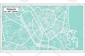 39° 28' 0 north, 0° 22'. Valencia Spain City Map In Retro Valencia Map City Map Valencia