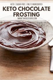 Keto Chocolate Frosting 3 Ingredients From Twosleevers Com In 2020 Chocolate Frosting Recipes Frosting Recipes Gluten Free Chocolate Cake Recipe