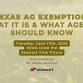CE Class: Texas Ag Exemption