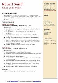 Clinic Nurse Resume Samples Qwikresume