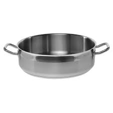 Hubert 17 Qt Stainless Steel Brazier 15 7 10 Dia X 5 H Brazier Stainless Stainless Steel