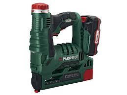 The parkside tools that are accessible on the site are made from durable quality materials that last for a long span of time and are fully tested as well as guaranteed in terms of performance. Parkside Akku Tacker 20v Pat 20 Li A1 1 San Tools Outdoor Power Equipment