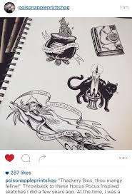 Hocus Pocus Tattoo Spooky Tattoos Halloween Tattoos Body Art Tattoos