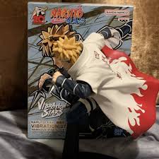 Boneco de ação Naruto Shippuden NAMIKAZE MINATO estrelas vibrantes 20º  aniversário | eBay