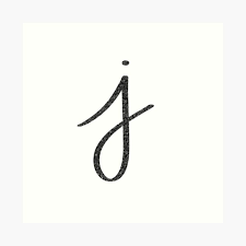 The initial purpose of cursive writing was to create a smoother. Cursive Letter J Gifts Merchandise Redbubble