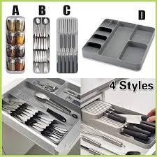 Buy kitchen drawer inserts and add some simple and affordable convenience to a room. Buy 4 Styles Drawer Organizer Tray Spoon Cutlery Separation Finishing Storage Box Cutlery Organizer Kitchen Accessories Organizer At Affordable Prices Free Shipping Real Reviews With Photos Joom