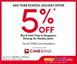 There is no such thing as a singapore to bangkok ticket. Exclusive Offer For Cimb Debit Credit Kwik Cardholders Enjoy 5 Off On Various Bus Train Routes This Mid Y Train Route School Holidays Holiday Offer