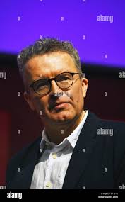 Tom Watson, Deputy Leader of the Labour party pictured at a cycling event  in Birmingham. Tom is known for losing a tremendous of weight Stock Photo