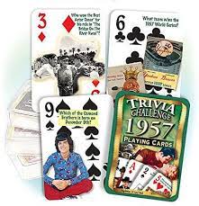 Perhaps it was the unique r. Amazon Com Flickback 1957 Trivia Playing Cards Great Birthday Or Anniversary Toys Games