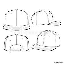 Pinterest Snapback Cap Fashion Fashion Flat Mockup Design