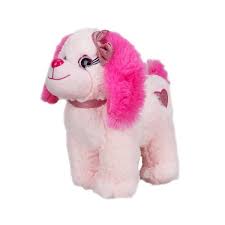 Renkli Pelus Kopek 25 Cm Mor Pelus Kopek Toyzz Shop