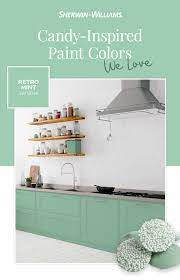 Apple barrel gloss finish acrylic paint, 2 oz., mint crush. Sweet Paint Colors Retro Mint Sw 9036 Unique Paint Colors Paint Color Inspiration Paint Colors