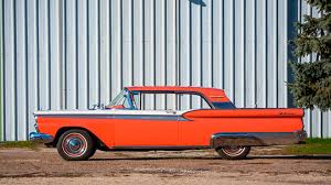 For model year 1959, the name changed to ford fairlane 500 galaxie skyliner very shortly after production began (also illustrated as such in the brochure, but described only as galaxy in the related text.). 1959 Ford Fairlane 500 Galaxie Hardtop F3 Indy 2018