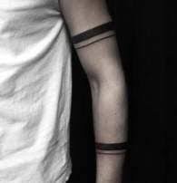 Best Tattoo Arm Band Geometric Stripes 48 Ideas Blackline Tattoo Armtatowierung Tattoos Manner