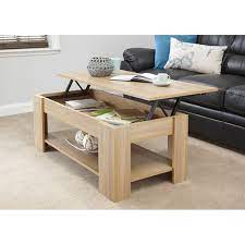 For both relaxing and socializing, it is necessary to make your living room feel cozy and welcoming. Lift Up Storage Coffee Table Oak Finish