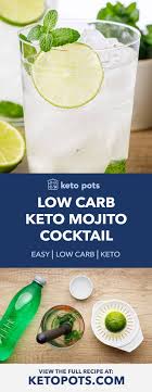 Maybe you would like to learn more about one of these? Low Carb Keto Mojito Recipe Lime Vodka Mint Keto Pots