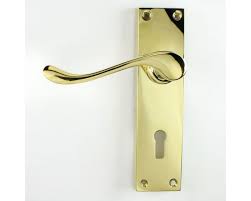 Victorian scroll door handles brass. Malvern Suite Victorian Scroll Door Handles Polished Brass Suitable For Use With Fd30 Fd60 Fire Doors G Johns Sons