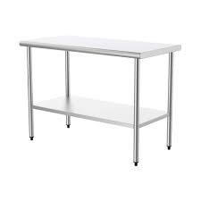 Patient safety usa offers indivo adjustable tables & counters by pressalit. Rovsun 24 X 24 Inches Stainless Steel Prep Work Table Home Hotel Kitchen Table Commercial Heavy Duty Workbench Garage Worktable With Adjustable Height Undershelf For Restaurant Restaurant Appliances Equipment Industrial