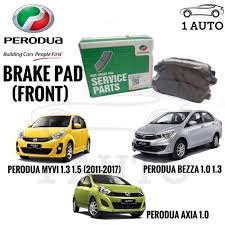 Latest perodua car price in malaysia in 2021, car buying guide, new perodua model with specs and review. Original Perodua Brake Pad For Perodua Myvi Lagi Best Axia 1 0 Bezza Front Shopee Malaysia