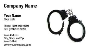 Standard and specialty printed law enforcement business cards by kraken design. Law Enforcement Business Cards